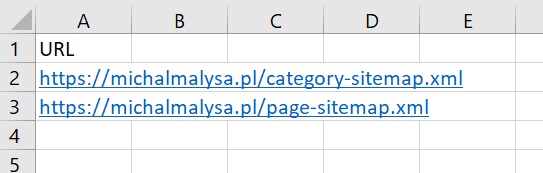 Dodawanie i usuwanie sitemap w GSC przez API