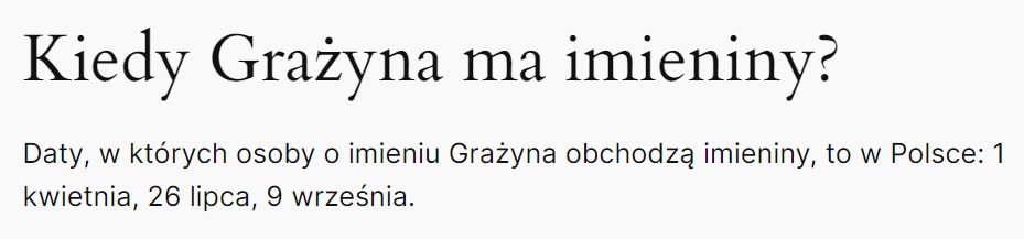 Content AI — fragment twardych danych bez generowania treści przez AI.