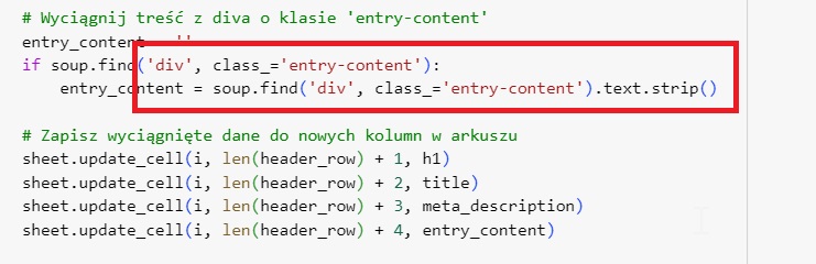 Prosty skrypt do Google Sheets API